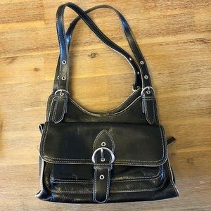 Strappy Faux Leather Handbag Kenneth Cole Reaction